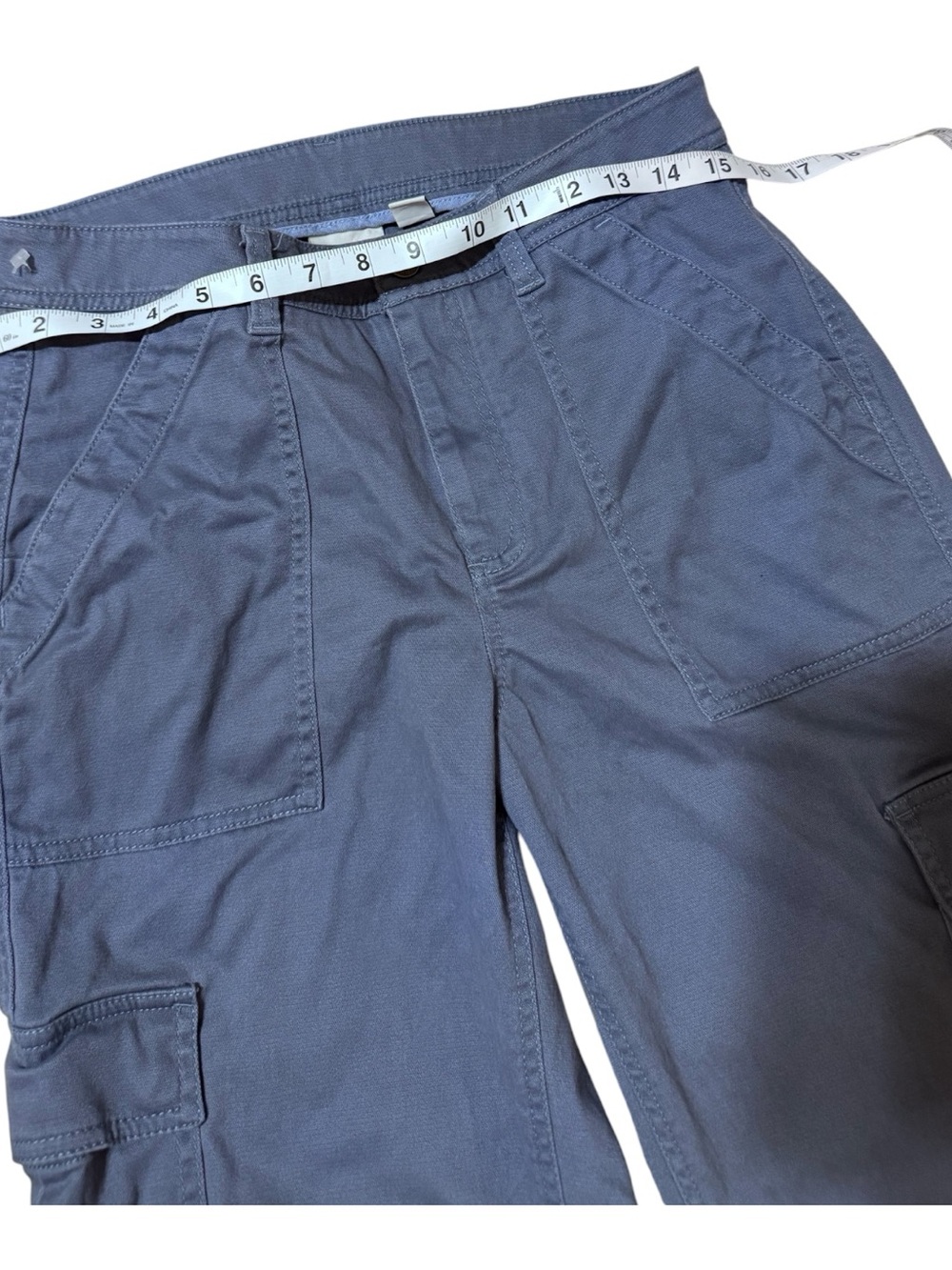 L.L. Bean Straight-Leg Cargo Jeans in Slate Blue - Picture 5 of 8